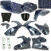 Carbon Fairing Special Edition Pocket Bike 47cc-49cc - (Blue), Pocket Bike Spare Parts