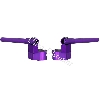 Custom Handle Bars for Pocket Bike (type 3) - Purple, Pocket Bike Spare Parts