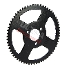 64 Tooth Reinforced Rear Sprocket (small pitch), Pocket Bike Nitro Parts