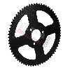 68 Tooth Reinforced Rear Sprocket (small pitch), Pocket Bike Nitro Parts