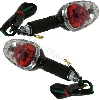 Pair of Carbon Turn Signals for Jonway Scooter YY50QT-28A, Jonway Scooter Parts
