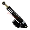 Front Gas Shock Absorber for ATV Shineray Quad 200cc STIIE-B - 320mm - Black, Shineray Parts ATV 200STIIE and STIIEB