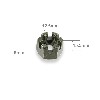 Castle Nut for Steering Knuckle for ATV Shineray Quad 250cc STXE, Shineray Parts ATV 250 STXE