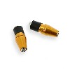 Custom Handlebar End Plugs (type 5) - Gold, Parts Pocket Blata MT4
