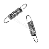 Set of 2 spring for muffler, Parts Pocket Blata MT4