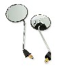 Pair of mirrors for Citycoco scooter - Chrome, Citycoco spare parts