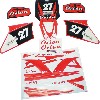Decoration Kit for Dirt Bike AGB27 - Red, Dirt Bike Spare Parts