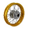 12'' Rear Rim for Dirt Bike (type 1) - Gold, Dirt Bike Spare Parts