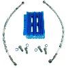 Oil Cooler for Dirt Bike - (type 1, Blue), Dirt Bike Spare Parts