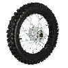 16'' Rear Wheel for Dirt Bike - Black (90x100-16), Dirt Bike Spare Parts