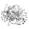 Set of 32 Spokes 140mm + Nipples for Dirt Bike - Wheel of 14'', Dirt Bike Spare Parts