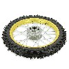 14'' Front Wheel for Dirt Bike AGB27 (10mm Tread Lug) - Gold, Dirt Bike Spare Parts