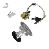 Custom Rear Disc 155mm Brake Kit for Monkey - Gorilla 50cc ~ 125cc, Skymini Monkey Gorilla Spare Parts