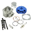Head Kit 53cc - 4 transfer ports - 12mm axle (type B) - Blue, Pocket Bike Spare Parts
