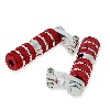 Aluminum Foot Pegs - TAF02 - Red, Parts Pocket Blata MT4