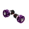 Custom Handlebar End Plugs (type 3) - Purple, Cross Pocket Bike Parts
