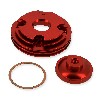 Racing Cylinder Head (type B) - Red, Cross Pocket Bike Parts