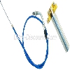 HQ Billet Quick Throttle (Gold) + Throttle Cable (Blue), Cross Pocket Bike Parts