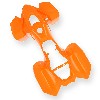orange fairing for ATV CRZ child, ATV Parts Electric CRZ