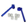 Custom Handle Bars for Pocket Bike (type 3) - Blue, ZPF Pocket Bike Racing Parts
