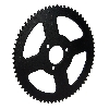 68 Tooth Reinforced Rear Sprocket (small pitch), ZPF Pocket Bike Racing Parts