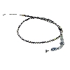 Throttle Cable (type A) - Black-Alu, Supermoto pocket Spare Parts