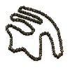 68 Links Reinforced Drive Chain for Pocket Supermoto (small pitch), Supermoto pocket Spare Parts