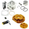 Head Kit 53cc - 4 transfer ports - 10mm axle (type B) - Gold, Pocket Quad Spare Parts