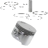 Piston Kit for ATV Shineray Quad 300cc ST-5E (172FMN), Shineray Spare Parts ATV 300cc