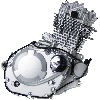 Engine for ATV Shineray Quad 300cc ST-4E, Shineray Spare Parts ATV 300cc