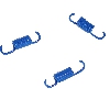 Set of 3 Blue Clutch Springs for Chinese Scooter 50cc 2-stroke - Soft Springs, Chinese scooter parts