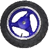 Rear Wheel for Chinese Scooter (Blue - type 1), Chinese scooter parts