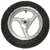 Front Wheel for Chinese Scooter (Silver - type 3), Chinese scooter parts