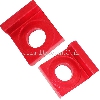Square Chain Tensioner - Red, Dirt Bike Spare Parts