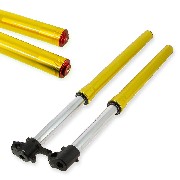 Hight Quality Front Fork Tubes 800mm, single adjustment, 15mm axles - Gold