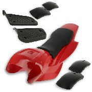 Fairing for ATV Pocket Quad type 3 Red