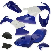Fairing for Pocket Bike 47cc - 49cc - Blue-White