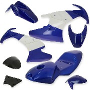 Fairing for Pocket Bike 47cc - 49cc - Blue-White