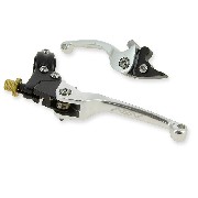 Pair of UD Racing Aluminum Levers for Dirt Bike - Alu type2