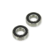Pair of Front Wheel Bearings for Go-Kart (6002RS)