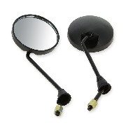 Pair of mirrors for Citycoco scooter - Black edition