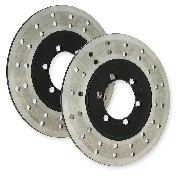 Pair of Front Brake Discs for ATV Bashan Quad 250cc (BS250AS-43)