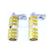 Aluminum Foot Pegs - TAF01 - Gold