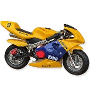 Pocket bike 49cc with High Quality Yellow and Blue