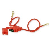 connecting cables for 12v battery with 30A fuse (type2)