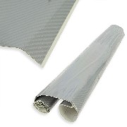 Self-adhesive covering imitation carbon for Dirt Bike (light-grey)