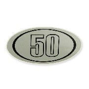 50cc sticker for Skyteam Ace (gray-black)