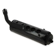 Exhaust silencer for Skyteam PBR 50cc 125cc (Black)
