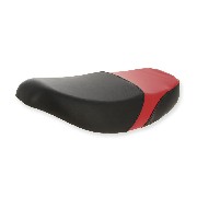 saddle 2 seater for Citycoco scooter Black and red