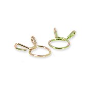 Set of 2 hose clamps 8mm